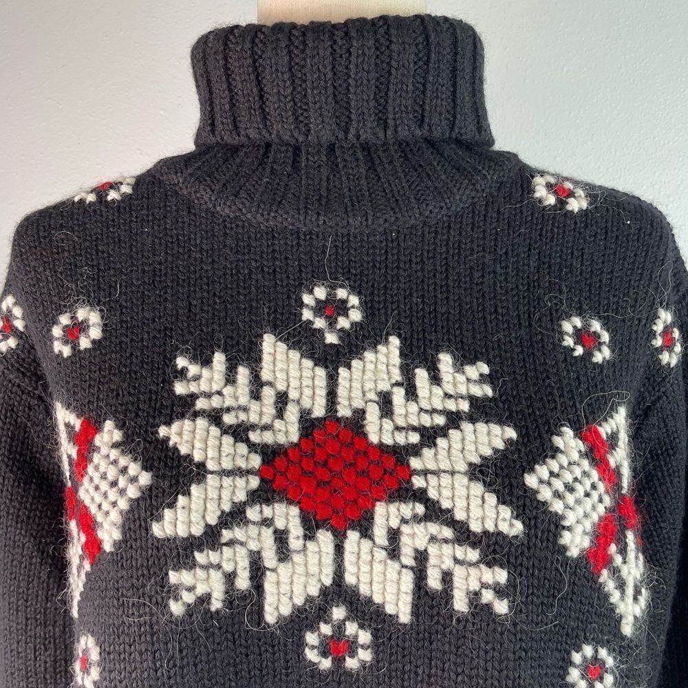 NWT Jones New York Sport Worsted Wool Turtleneck Sweater Size L - Picture 2 of 7